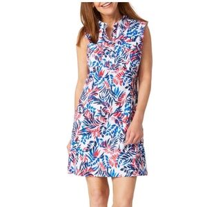 NWT! Reel Legends Womens Sleeveless Mariner Print
Red, White & Blue Dress Size M